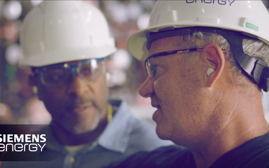 Siemens Power Plant Workers in Action